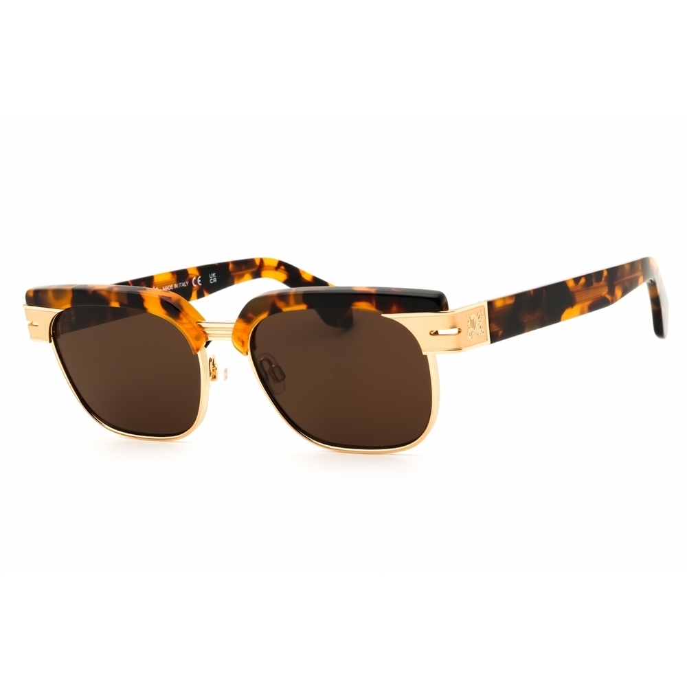Palm Angels FORTUNA Sunglasses 6064 Havana brown acetate Rectangular